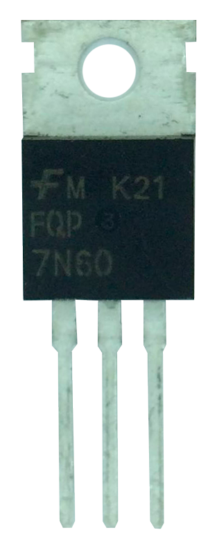 Transistor P 7N60 Metal - D&D COMPONENTES