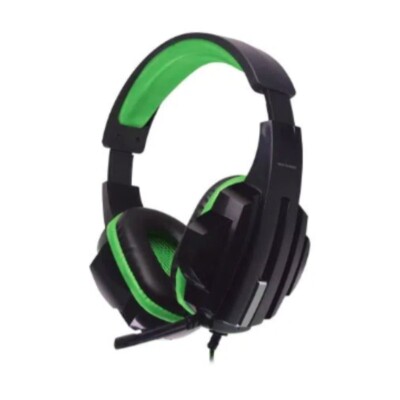 Fone com Microfone Headset Gamer P2 Preto/Verde PH123 Multilaser